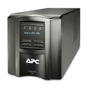 APC Smart-UPS 750VA/500W, Line-Interactive, LCD, Out: 220-240V 6xC13, SmartSlot, USB, HS User Replaceable Bat, Black, 1 year warranty (замена SMT750I)