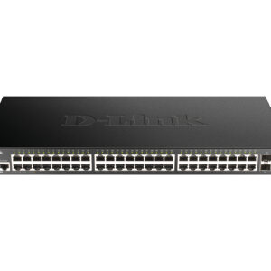 D-Link Управляемый L2 коммутатор, 48x1000Base-T, 4х10GBase-X SFP+, CLI, консольный порт RJ-45