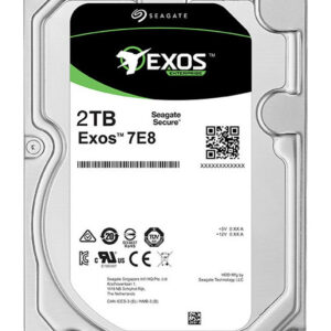 Seagate Exos 7E8 HDD 3.5" SATA 2Tb, 7200 rpm, 256Mb buffer, 512n, ST2000NM000A, 1 year