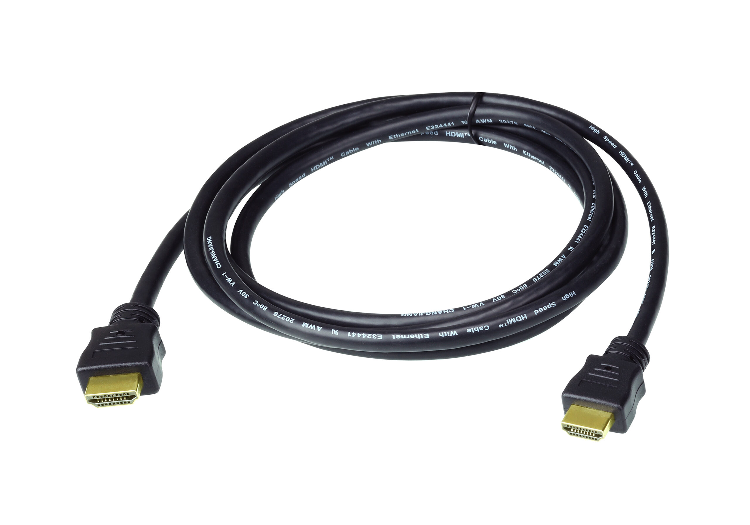 Aten ProAV black: 1 м HDMI 2.0b/Ethernet Высокоскоростной кабель