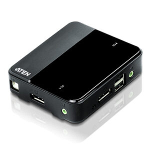 ATEN 2-Port USB DisplayPort/Audio KVM Switch (4K Supported and Cables included)