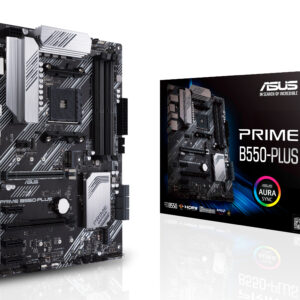 ASUS PRIME B550-PLUS, AM4, B550, 4*DDR4, 6*SATA, 2*M.2, 6*USB 3.2, 2*USB 2.0, 2*PCIx16, 3*PCIx1, DP+HDMI, ATX ; 90MB14U0-M0EAY0