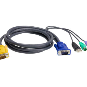 ATEN USB-PS/2 3.0M HYBRID CABLE., 3m