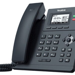 YEALINK SIP-T31P,  2 аккаунта ,2.3" LCD-экран 132х64, PoE, шт. БП в комплекте