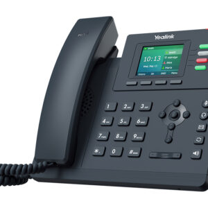 YEALINK SIP-T33G, 4 аккаунта, цветной LCD-экран 2.4" 320х240, PoE, GigE, шт. БП в комплекте
