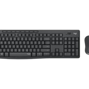 Logitech Wireless Desktop MK295 (Keybordmouse), USB, SilentTouch, Black, Rus/Eng, [920-009807]
