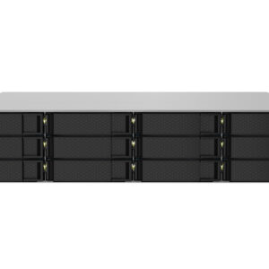 QNAP SMB 2U/12bay QC 1,7GhzCPU/4Gb(upto16Gb)/upto 24HDD with TL-R1200S-RP/SATA(3,5" 2,5")/ 4xUSB3.2/1xExp.slot/2x2,5Gb 2x10Gb(SFP+)/iSCSI/2xPS/no rail(RAIL-B02)/3YW TS-1232PXU-RP-4G-EU-RU