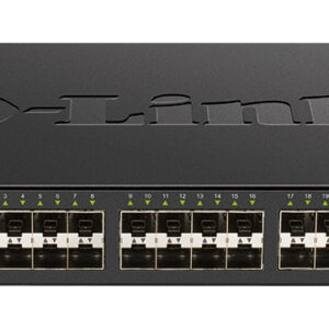 D-Link PROJ Настраиваемый L2+ коммутатор, 24x10GBase-X SFP+, 4x10GBase-T, CLI, консольный порт RJ-45