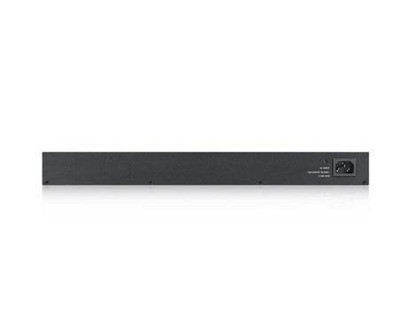 Smart L2 PoE+ Zyxel GS1900-24HPv2, rack 19", 24xGE PoE+, 2xSFP, бюджет PoE 170 Вт