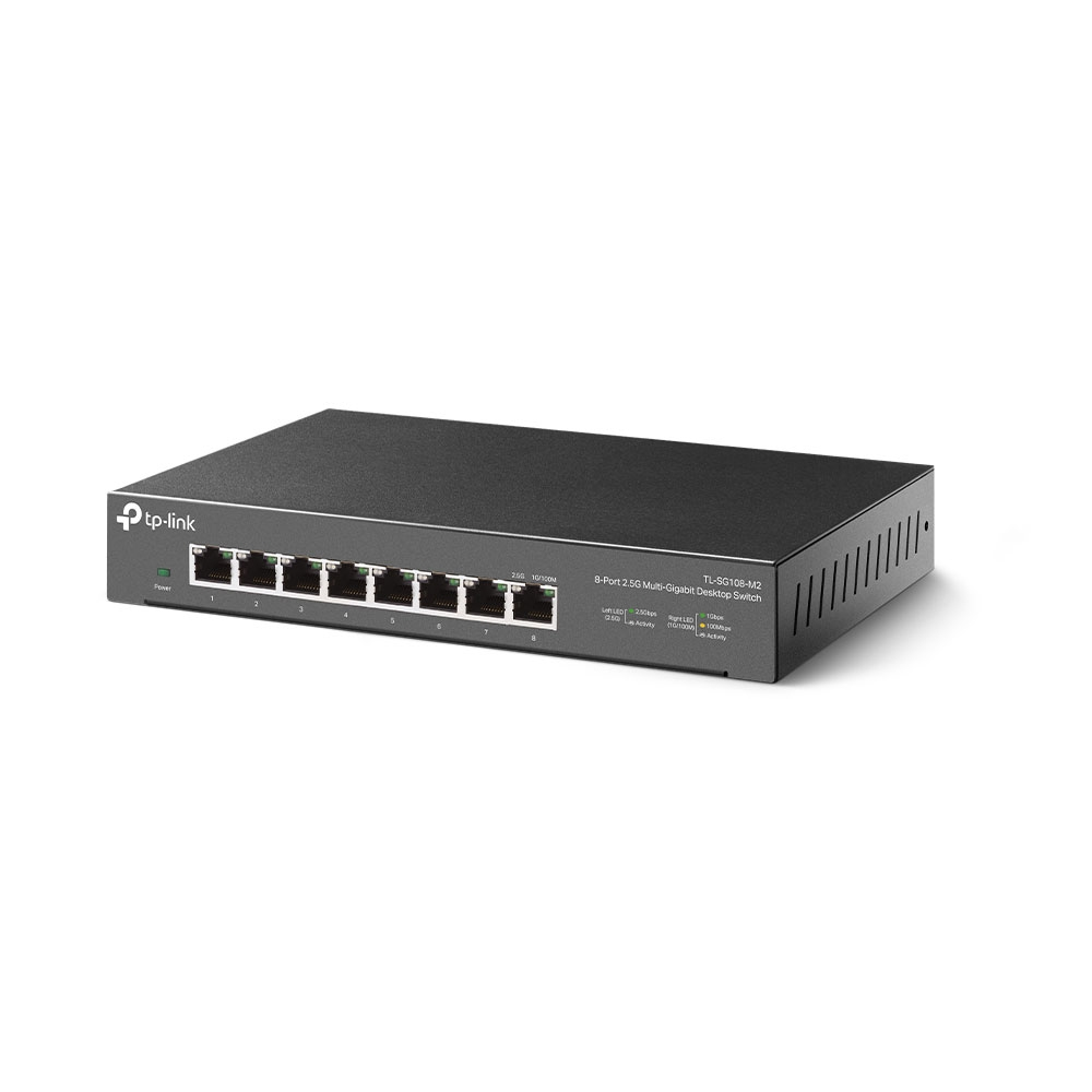 TP-Link TL-SG108-M2, 8-Port 2.5G Multi-Gigabit Desktop Switch