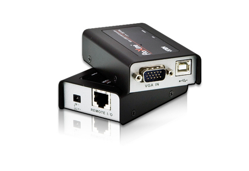 ATEN USB VGA Cat 5 Mini KVM Extender (1280 x 1024@100m) (CE100-A7-G)