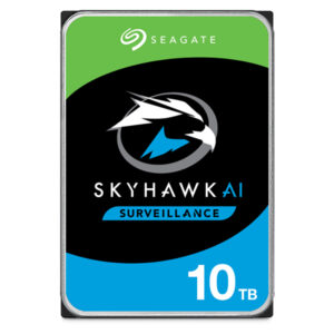 Seagate SkyHawk AI HDD 3.5" SATA 10Tb, 7200 rpm, 256Mb buffer, 512e, ST10000VE001, 1 year