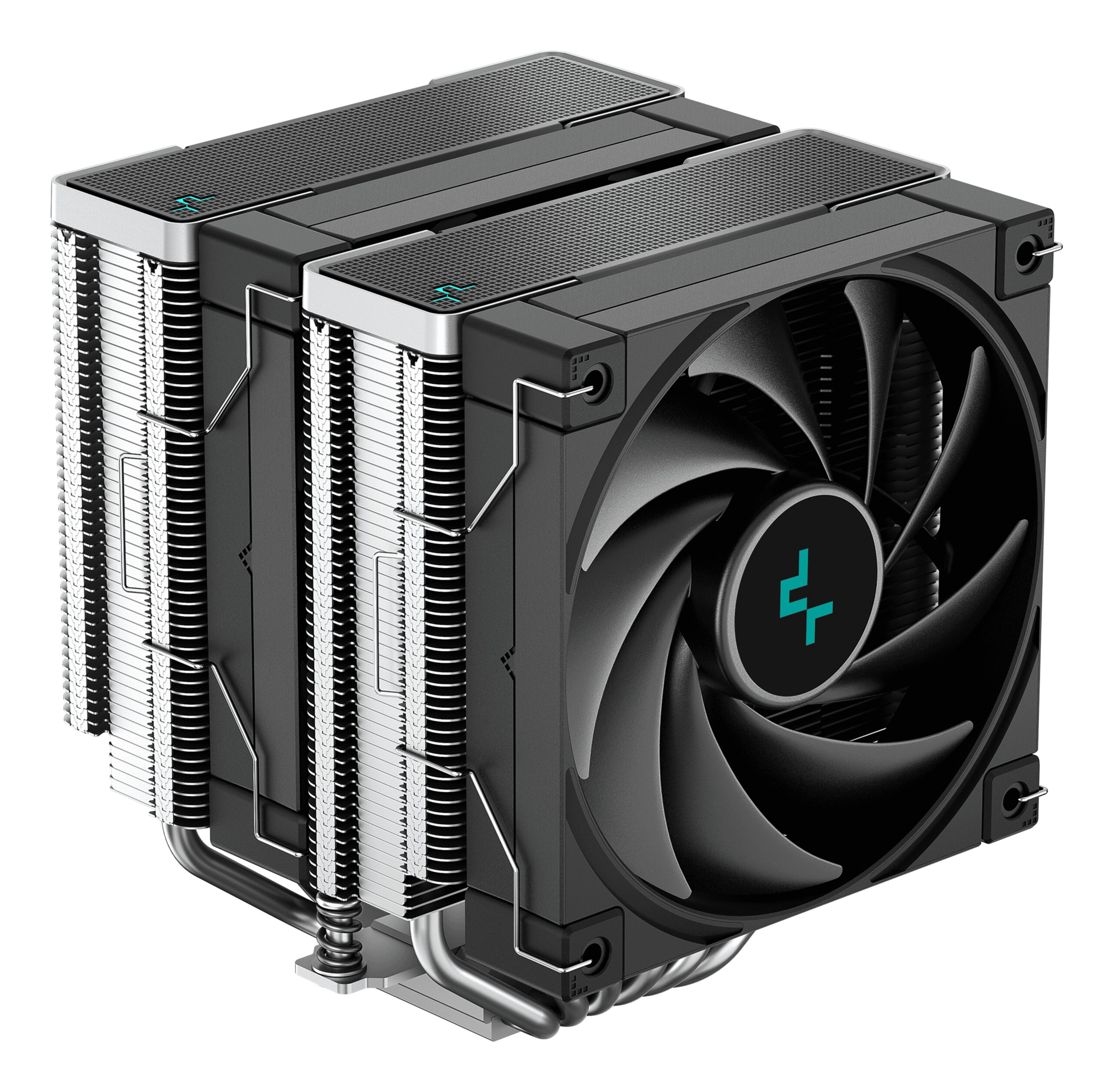 DEEPCOOL AK620 LGA20XX/1700/1200/115X/AM5/AM4 (8шт/кор, TDP 260W, PWM, DUAL Fan 120mm, 6 тепл. трубок, черный) RET (R-AK620-BKNNMT-G)