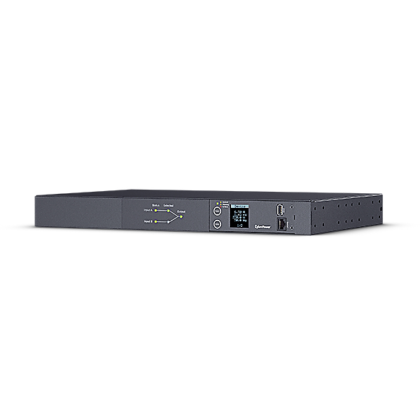 ATS CyberPower PDU24005 Metered, 1U type, 16Amp, plug IEC 320 C20, (8) IEC 320 C13 (2) IEC 320 C19