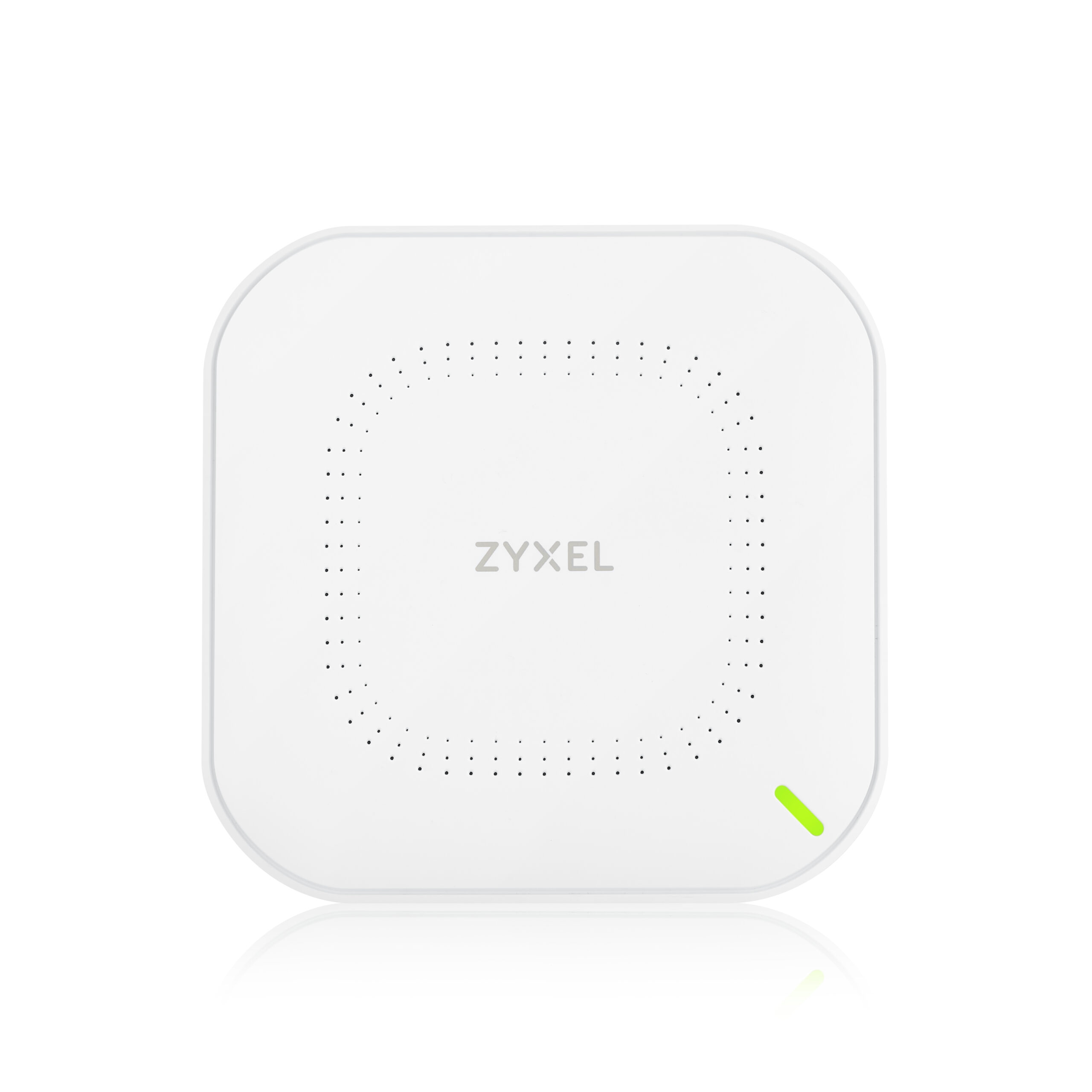 Zyxel NebulaFlex NWA50AX, WiFi 6, 802.11a/b/g/n/ac/ax (2,4 и 5 ГГц), MU-MIMO, антенны 2x2, до 575+1200 Мбит/с, 1xLAN GE, PoE, без поддержки Captive portal и WPA-Enterprise, защ
