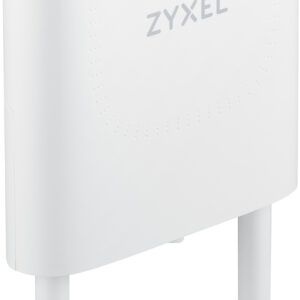 Уличная Zyxel NebulaFlex NWA55AXE, 802.11a/b/g/n/ac/ax (2,4 и 5 ГГц), внешние антенны 2x2 (в комплекте), до 575+1200 Мбит/с, 1xLAN GE, защита от 4G/5G, без поддержки Captive portal и WPA