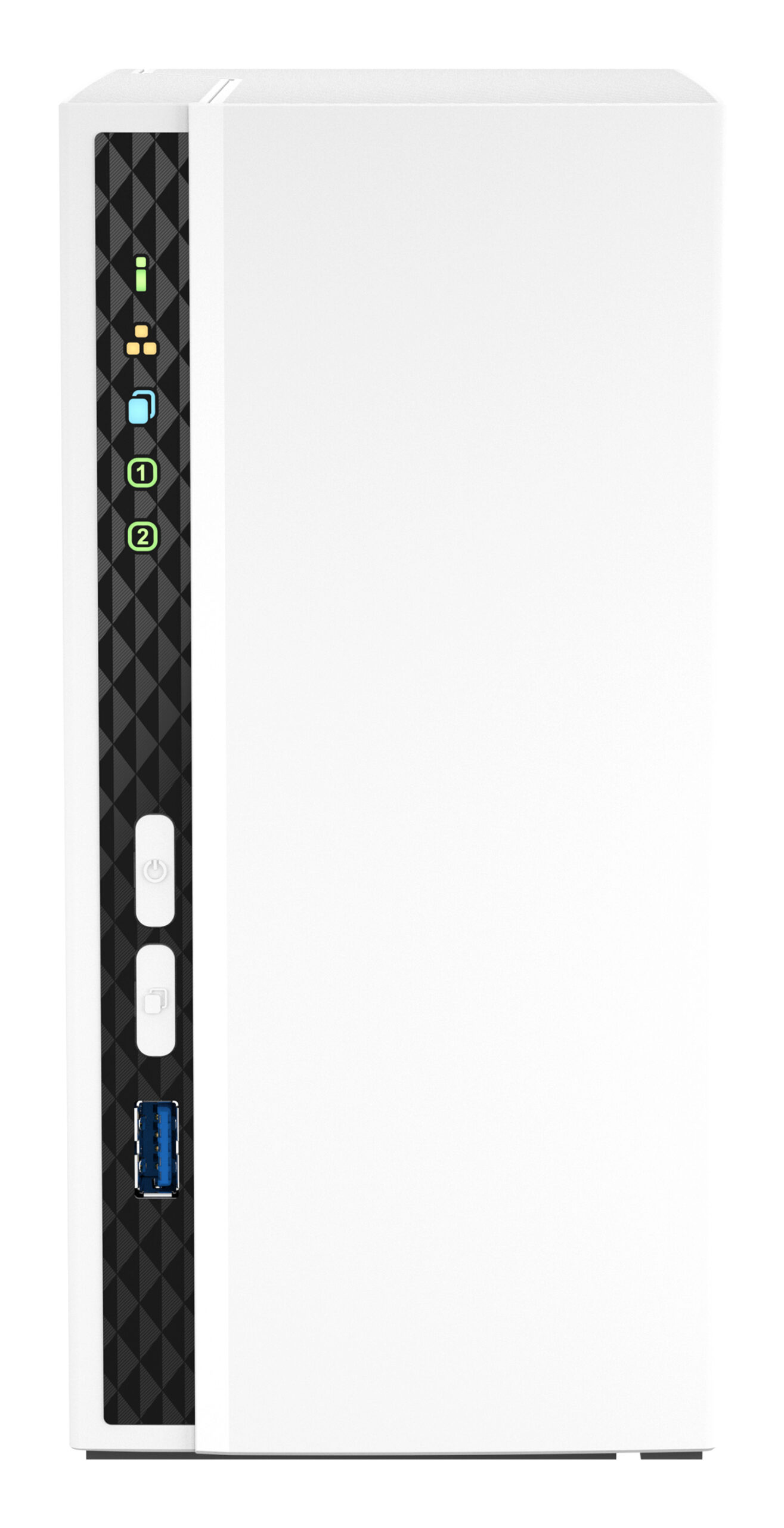 QNAP SMB 4C 2GhzCPU/2Gb/upto 2HDD SATA(3,5''2,5"), upto 20 with TL-D800C/1xGbE/1xUSB3.2 2xUSB2.0/iSCSI/1xPS/3YW TS-223-EU-RU