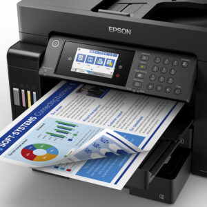 Epson EcoTank L15150, A3+, 32ppm, 4800x2400dpi, Duplex, ADF50, 008 INK, Fax, Ethernet (RJ-45), USB 2.0, Wi-Fi (аналог C11CH72404/503/505/506)
